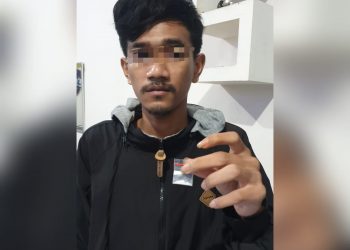 Seusai Edarkan Sabu di Halaman SPBU MF Diringkus Polisi