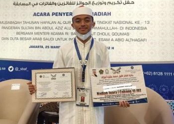 Riau Raih Peringkat I Nasional Penghafal Al Qur’an