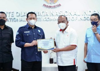 Ketua MPR RI Apresiasi KONI Pusat Tambah 12 Atlet Balap Motor di PON 2021