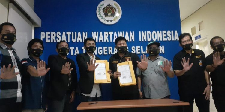 PWI Tangsel-GRANAT Teken Kerjasama Sosialisasi Bahaya Narkoba