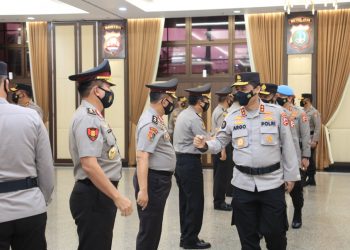 Belasan Perwira Tinggi Polri Sertijab dan Naik Pangkat