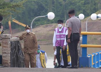 Presiden Joko Widodo Resmikan Bendungan Sindang Heula