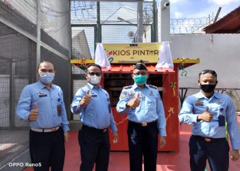 Tingkatkan Minat Baca WBP, Lapas Narkotika Gunung Sindur Lounching Kios Pintar
