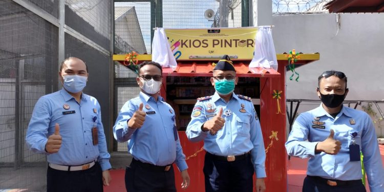 Tingkatkan Minat Baca WBP, Lapas Narkotika Gunung Sindur Lounching Kios Pintar