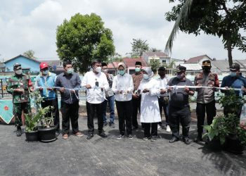 Walikota Airin Meresmikan Tandon Puri Bintaro Hijau