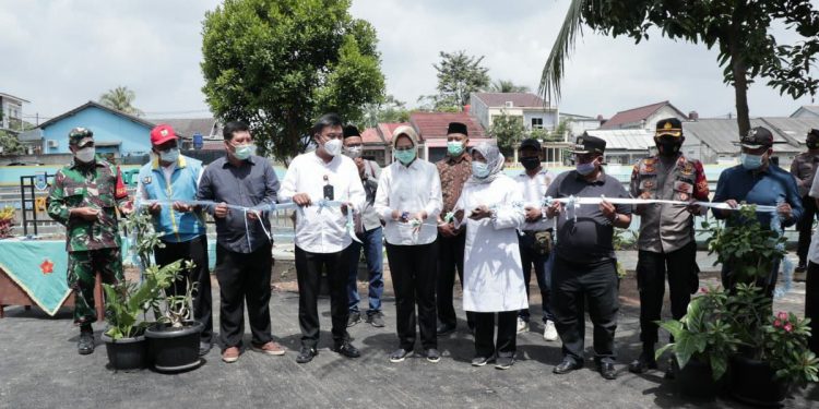 Walikota Airin Meresmikan Tandon Puri Bintaro Hijau