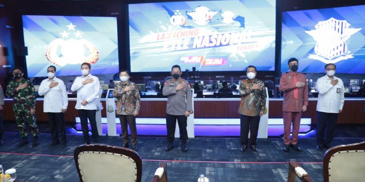 Kapolri Launching Tilang Elektronik di 12 Polda