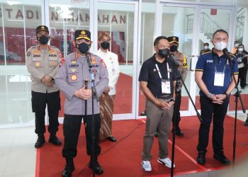 Kapolri Sidak Pertandingan Piala Menpora 2021 di Solo