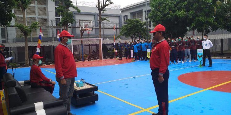 Porsenap 2021, Sambut Hari Bakti Pemasyarakatan di Lapas Narkotika Gunung Sindur