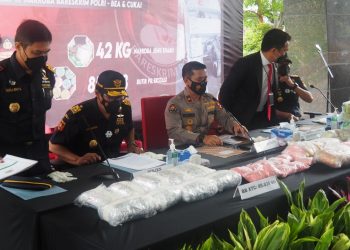 Bareskrim dan Bea Cukai Gagalkan Peredaran 42,3 Kg Sabu dan 85 Ribu Ekstasi