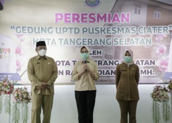 Walikota Tangerang Selatan Resmikan Puskesmas Ciater