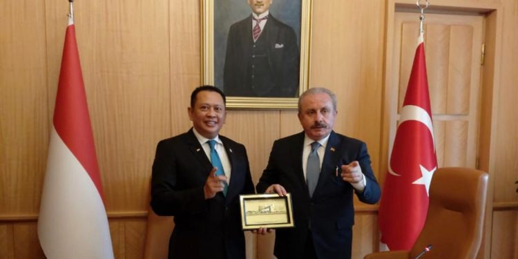 Bahas Kondisi Palestina, Bamsoet dan Ketua Parlemen Turki Minta PBB Keluarkan Resolusi