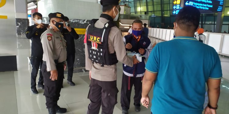 Antisipasi Covid-19, Samapta Polresta Bandara Soetta Patroli Besar-besaran