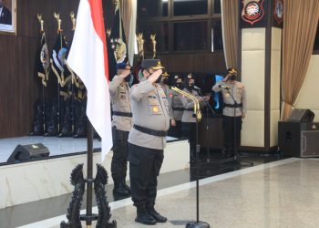 Jelang HUT Bhayangkara 1 Juli, Polri Gelar Upacara Pencucian Pataka