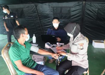 Percepat Vaksinasi Covid-19, Polresta Bandara Soetta Sediakan Gerai Vaksin