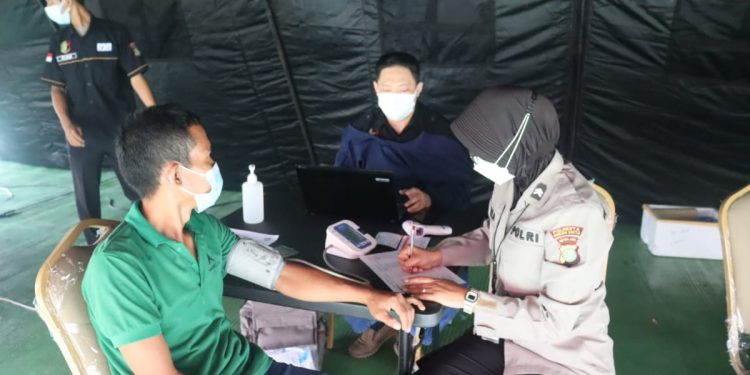 Percepat Vaksinasi Covid-19, Polresta Bandara Soetta Sediakan Gerai Vaksin