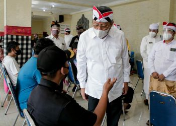 Pemkot Tangsel Gelar Vaksinasi di Pura Parahyangan Jagat Guru