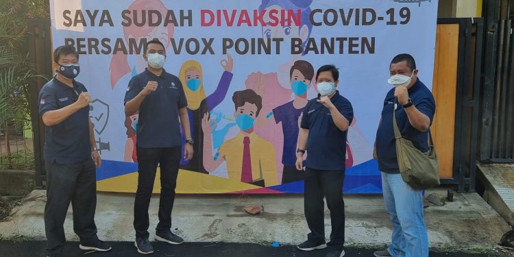Mulia, Vox Point Banten Gelar Vaksinasi untuk Warga Tangerang Selatan