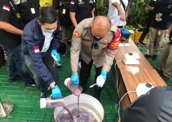 Polresta Bandara Soetta Musnahkan Berbagai Barang Bukti Narkoba