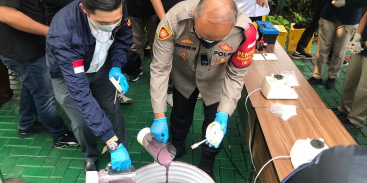 Polresta Bandara Soetta Musnahkan Berbagai Barang Bukti Narkoba