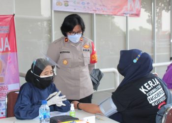 Gerai Vaksinasi Merdeka Polsek Neglasari Kembali Vaksin Ratusan Warga
