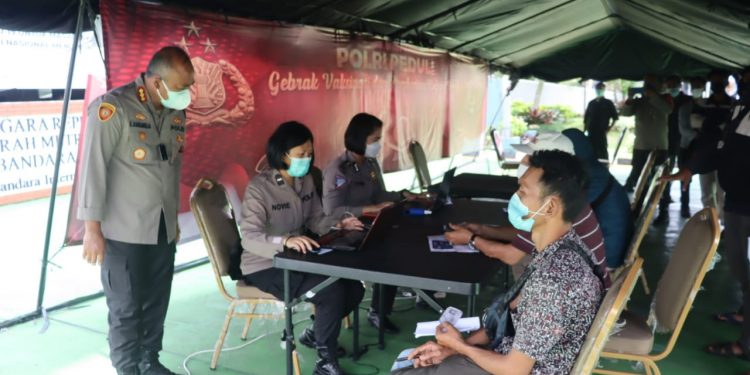 Polresta Bandara Soekarno-Hatta Klaim Telah Vaksin 9131 Orang