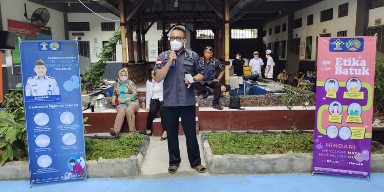 Respon Pentingnya Vaksinasi Covid-19, Lapas Narkotika Gunung Sindur Gelar Penyuluhan
