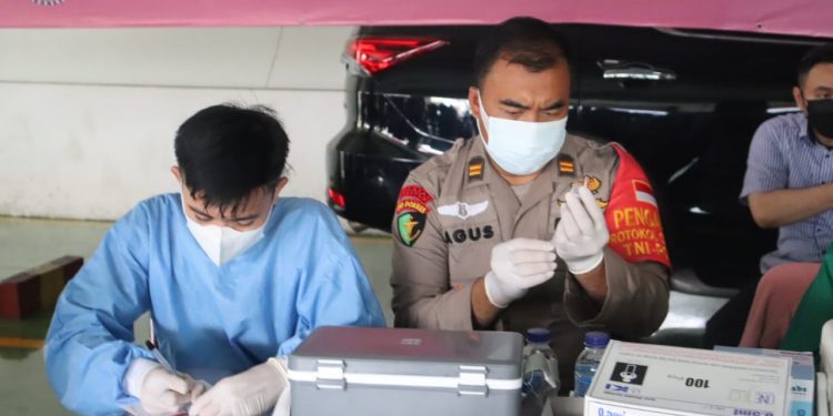 Ribuan Orang Telah Divaksin Polresta Bandara Soekarno-Hatta