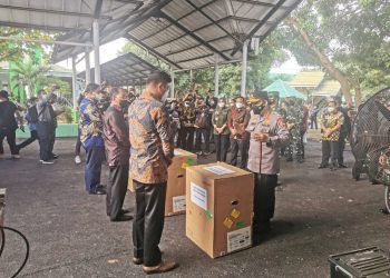 Kapolri dan Panglima TNI Tinjau Fasilitas Isolasi Terintegrasi di Sulawesi Selatan