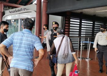 Pastikan Prokes Berjalan, Samapta Polresta Bandara Soetta Kerahkan Team URC