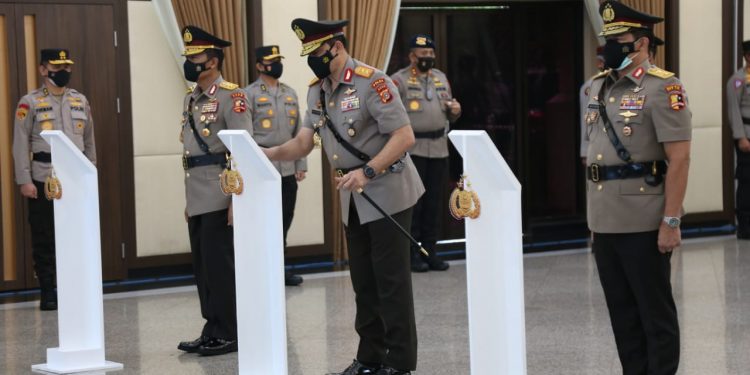 Kapolri Lantik Beberapa Jabatan Pewira Tinggi
