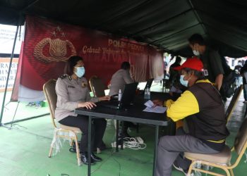 Vaksinasi Merdeka, 10.940 Orang telah Divaksin Polisi Bandara Soetta