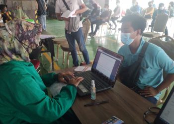 Warga yang Vaksin Covid-19 di Polresta Bandara Soetta terus Meningkat