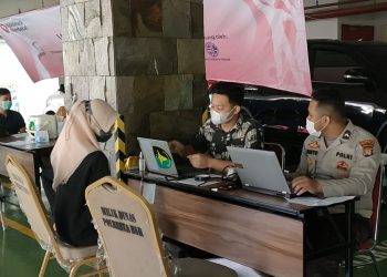 Hari ini, 128 Orang Vaksin di Polresta Bandara Soetta
