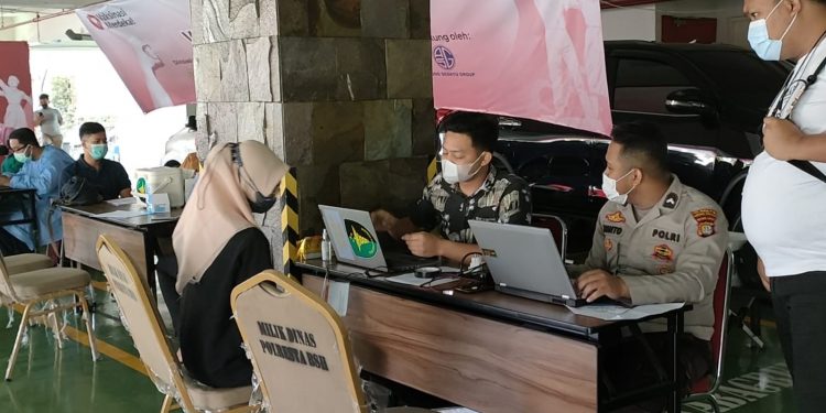 Hari ini, 128 Orang Vaksin di Polresta Bandara Soetta