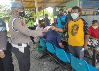 Pastikan Prokes Berjalan, Polresta Bandara Soetta Terjunkan Puluhan Personel