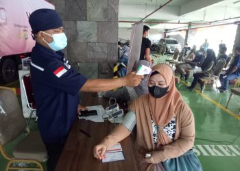 Vaksinasi Merdeka, 11.504 Orang Telah Divaksin Polresta Bandara Soetta