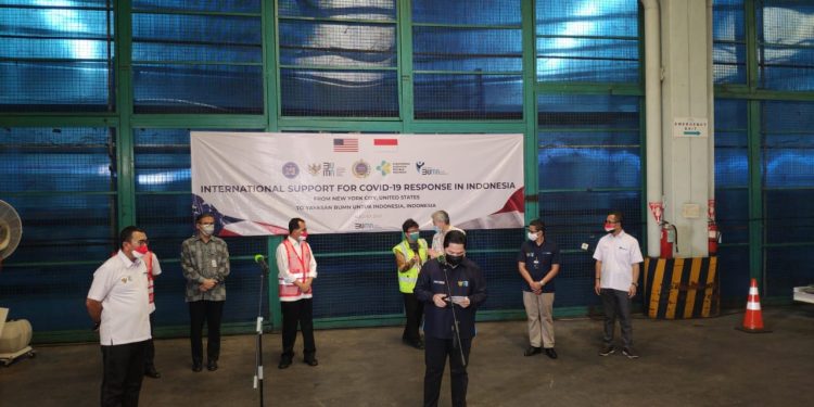 Polresta Bandara Soetta Gelar Pengamanan Kedatangan Alat Kesehatan