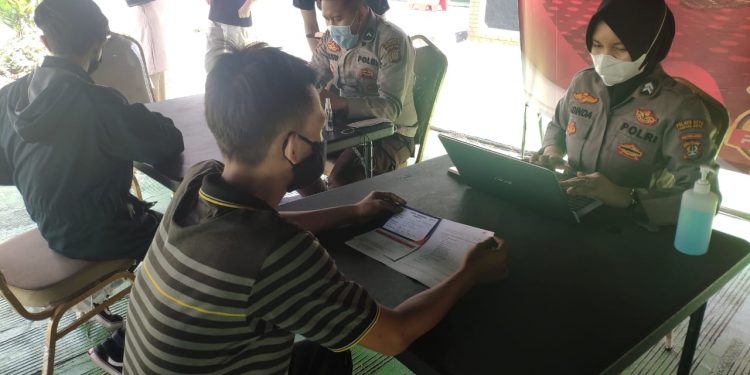 HUT RI ke 76, 119 Orang Divaksin Polresta Bandara Soekarno-Hatta