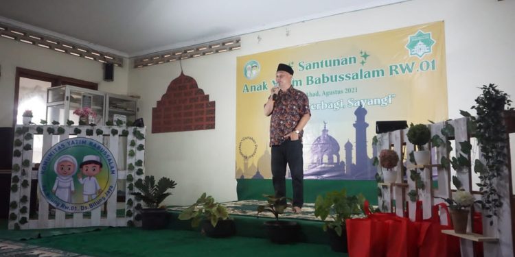 Hadiri Santunan Yatim Piatu, Kades Bitung Jaya : Semoga Bermanfaat