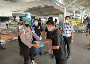 Puluhan Personel TNI-POLRI Sisir Terminal II dan III Bandara Soetta