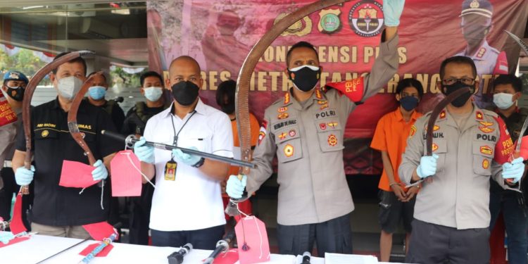 Polisi Berhasil Ungkap Kasus Tawuran di Karawaci, Belasan Remaja Diamankan
