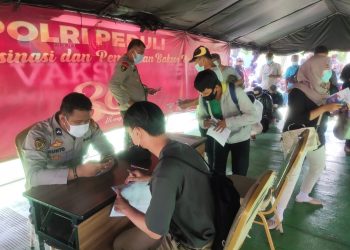 14. 005 Orang Telah Vaksin di Polresta Bandara Soekarno-Hatta