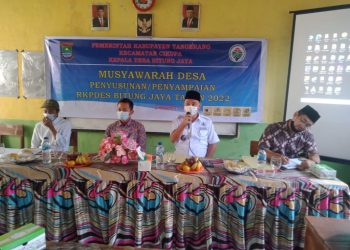 Desa Bitung Jaya Gelar Musyawarah Desa, ini yang Dibahas