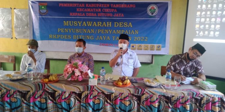Desa Bitung Jaya Gelar Musyawarah Desa, ini yang Dibahas