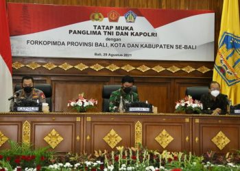 Kapolri Minta Strategi Pengendalian Covid-19 di Bali Diperkuat