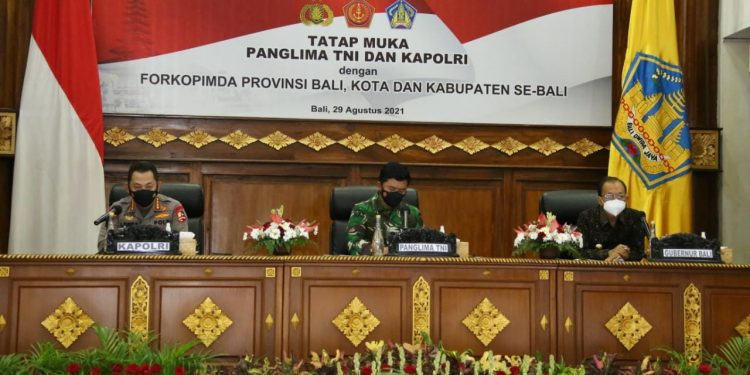 Kapolri Minta Strategi Pengendalian Covid-19 di Bali Diperkuat