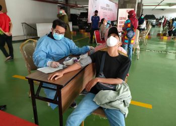 Hari ini, Gerai Vaksinasi Merdeka Polresta Bandara Soetta Vaksin 267 Orang