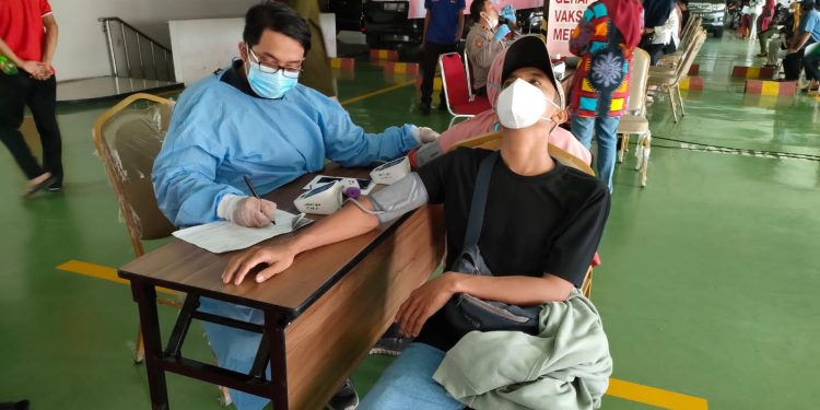 Hari ini, Gerai Vaksinasi Merdeka Polresta Bandara Soetta Vaksin 267 Orang