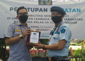 Rehabilitasi Sosial di Lapas Narkotika Gunung Sindur Resmi Ditutup